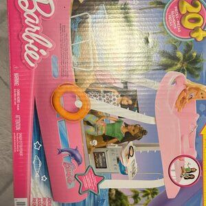 NEW SEALED BARBIE DREAM BOAT LARGE BOAT NEW IN BOX + ACCESSORIES HUGE SET!